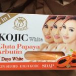 New Kojic Gluta Papaya Arbutin Soap /7 Days Days White Result