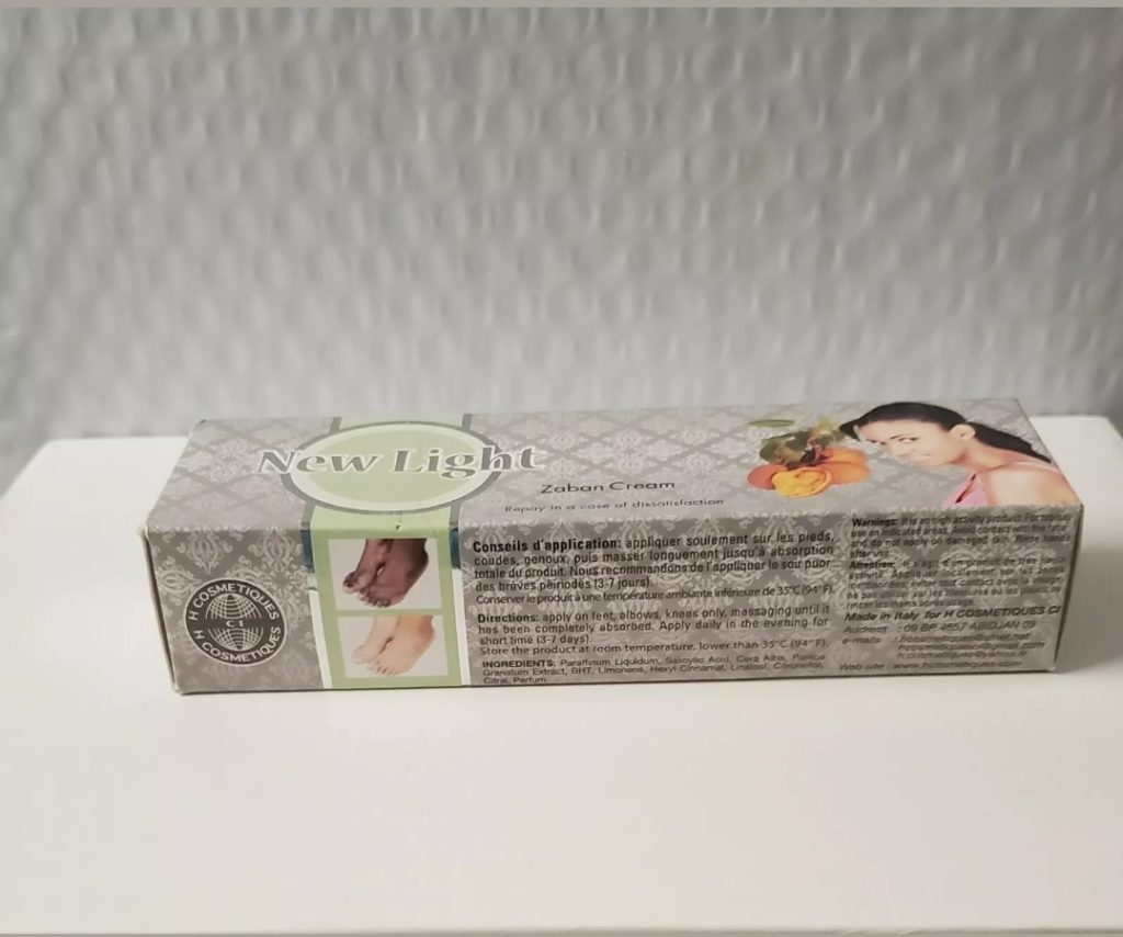 New Light Zaban Super Fast Skin Bleaching Cream KM Boutiques