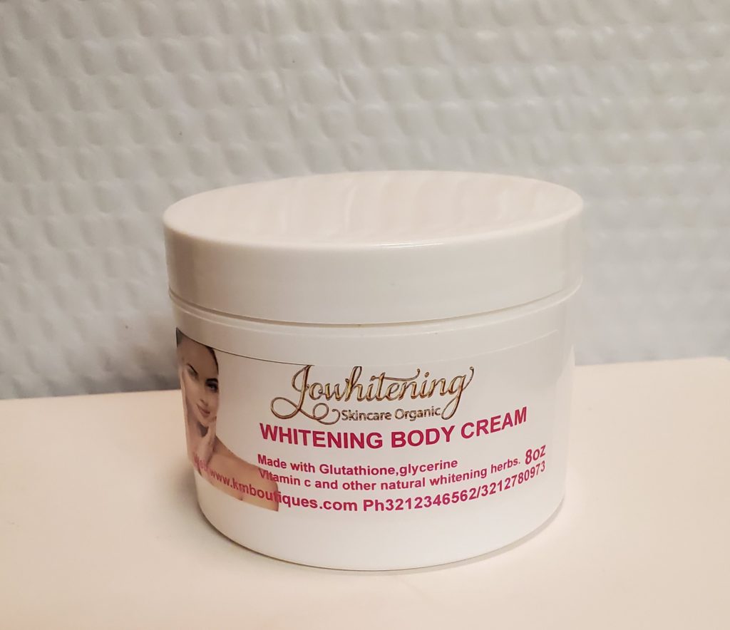 strong whitening body cream 8oz KM