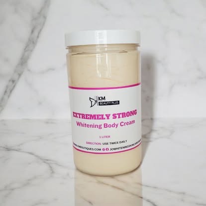 Extremely strong whitening body cream