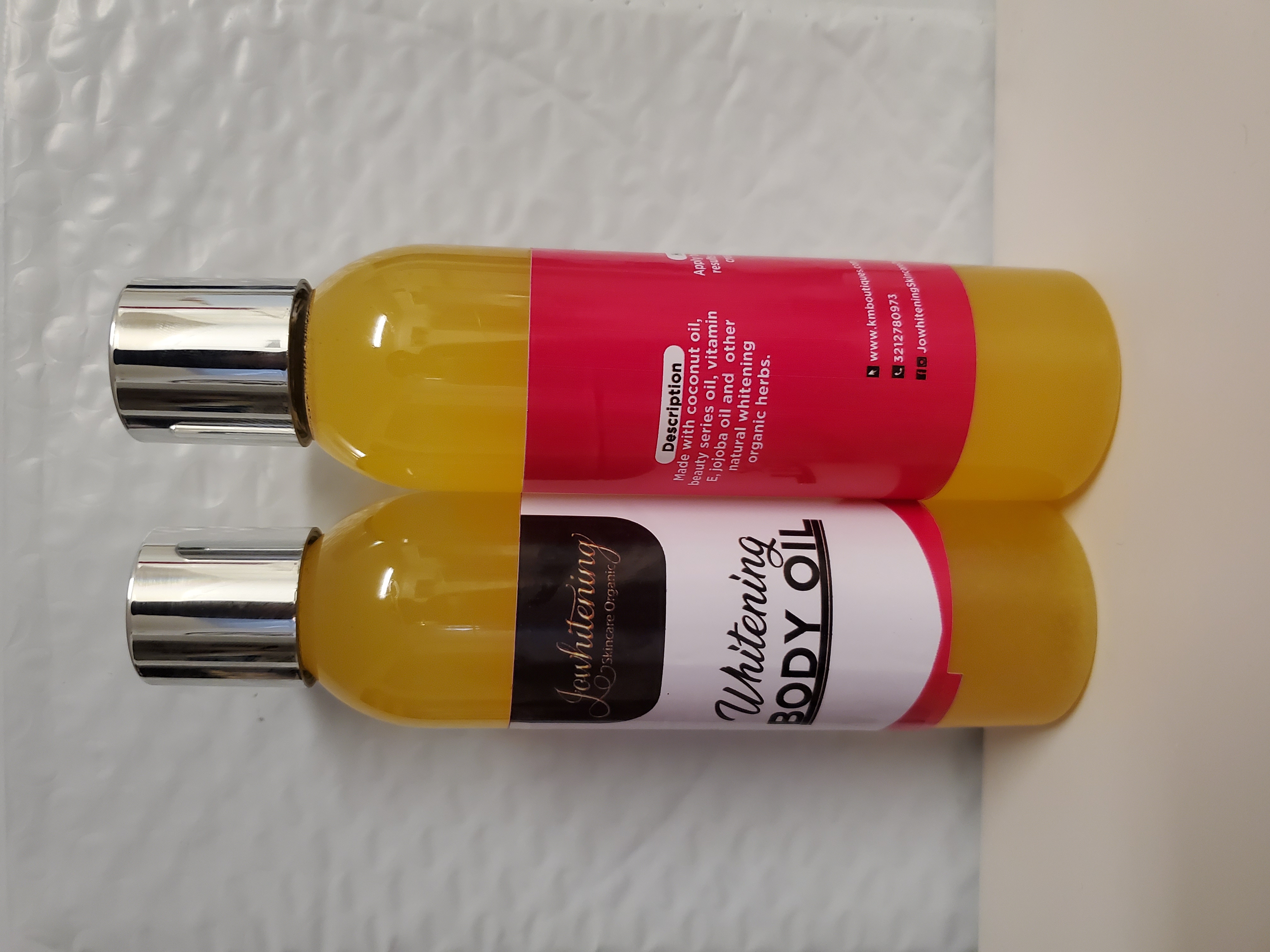 Whitening Body Glow oil 6oz KM Boutiques