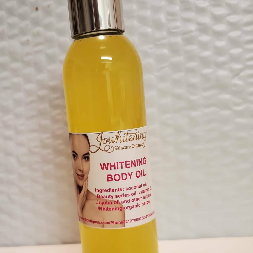 Whitening Body Glow oil 6oz KM