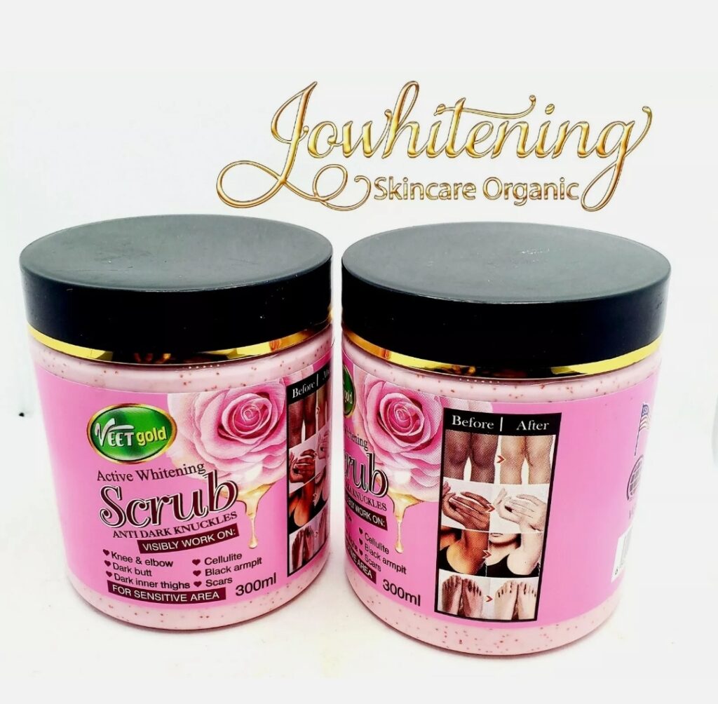 VEETGOLD ACTIVE WHITENING SCRUB FOR ANTI DARK KNUCKLES 500ml. KM