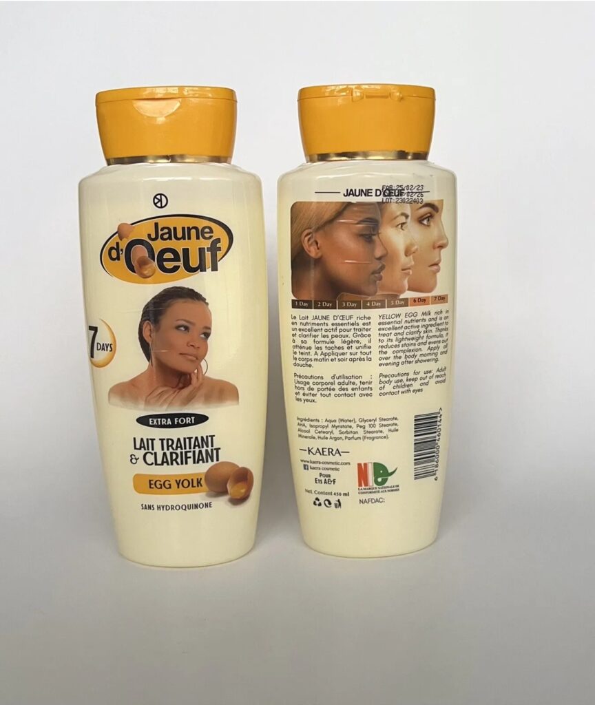 Jaune d’oeuf 7 day extra fort lotion 450ml Jaune d’œuf ,Egg Yolk milk