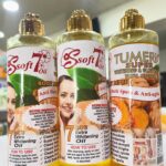 1 Soft 7 Tumeric Whitening & Glowing Oil With Honey. Body Repair. 250ml.