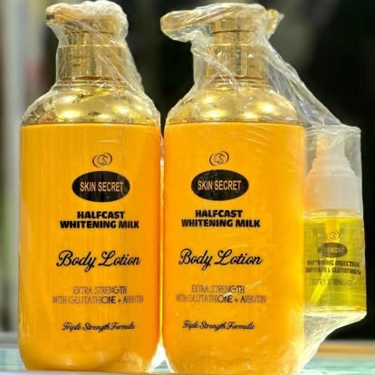 1X Skin Secret Halfcast Whitening Milk Body Lotion.