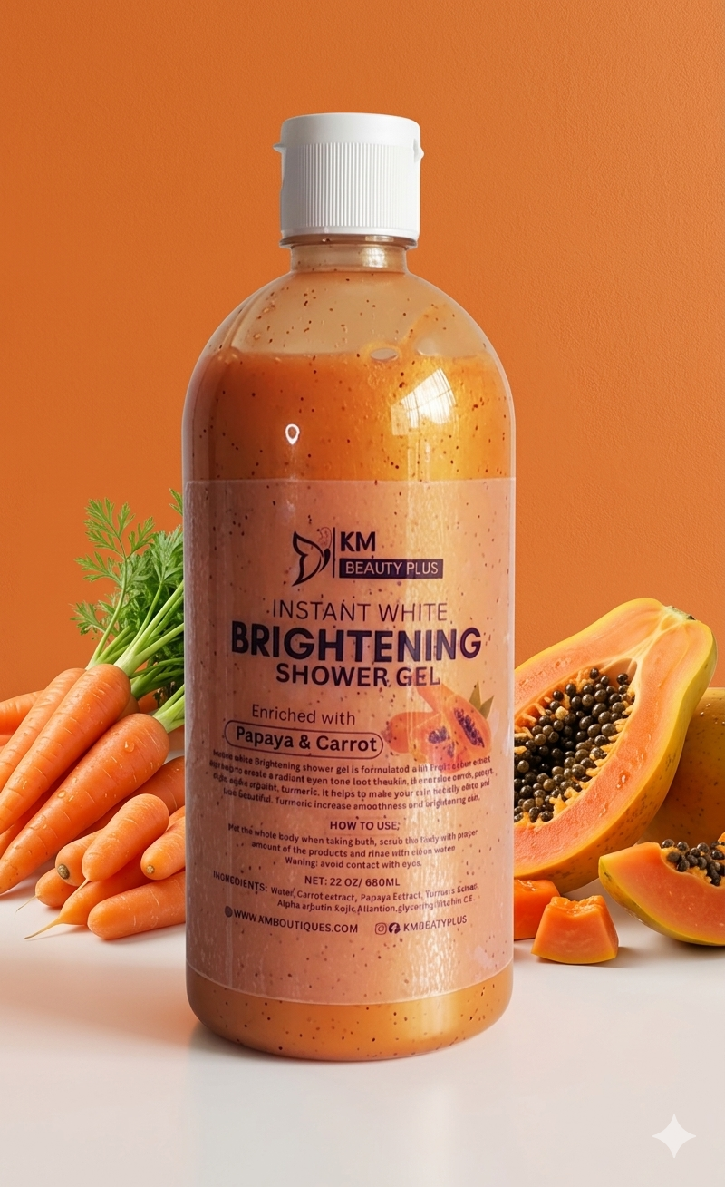 1x Strong Brightening Carrot & Papaya Shower Gel, Up To 5shades - Image 5