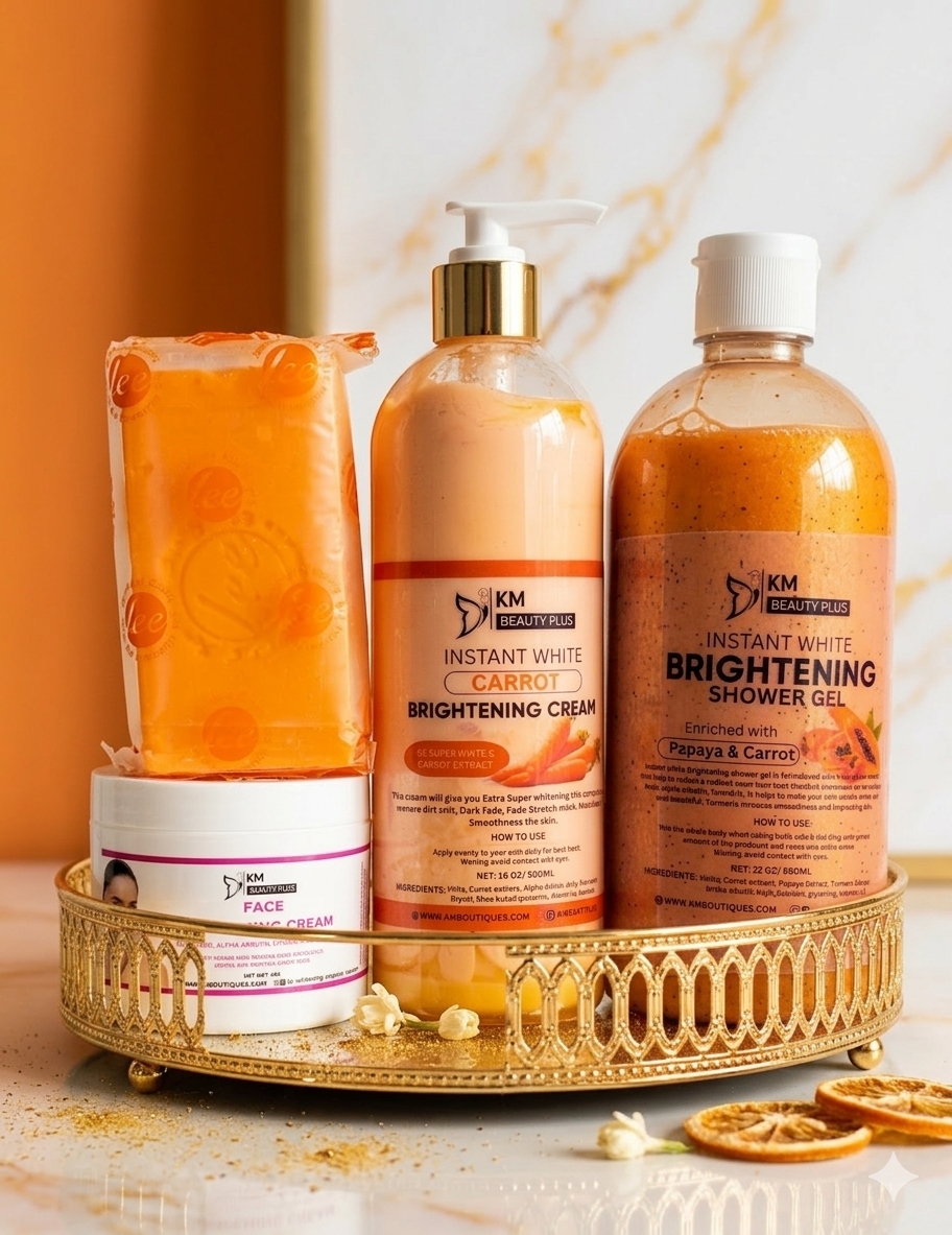 Strong Brightening Carrot EXTRACT & Papaya Set. - Image 2